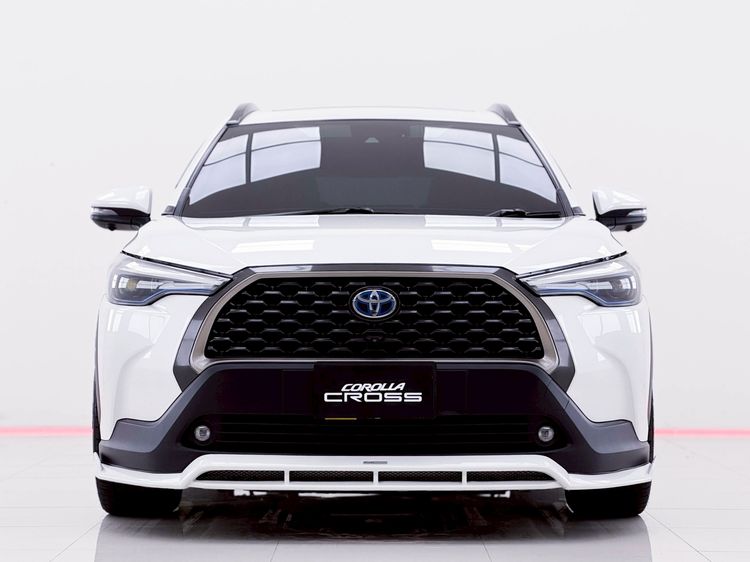 Toyota Corolla Cross 2022 1.8 Hybrid Premium Safety Utility-car ไฮบริด ไม่ติดแก๊ส เกียร์อัตโนมัติ ขาว รูปที่ 3