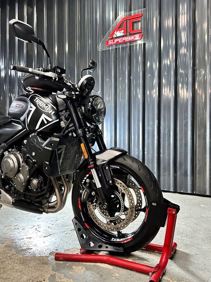 🔥Triumph Trident660 สีดำ  ปี2024🔥 รูปที่ 9