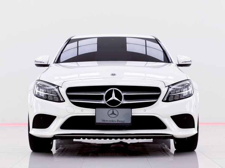 Mercedes-Benz C-Class 2022 C300 Sedan ปลั๊กอินไฮบริด (PHEV) ไม่ติดแก๊ส เกียร์อัตโนมัติ ขาว รูปที่ 3