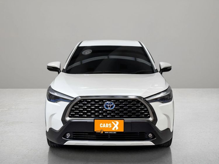 Toyota Corolla Cross 2023 1.8 Hybrid Premium Sedan ไฮบริด ไม่ติดแก๊ส เกียร์อัตโนมัติ ขาว รูปที่ 3
