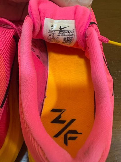 รองเท้า Nike Zoom Fly 5 Size US 9 EUR 40.5 สีชมพู รูปที่ 4