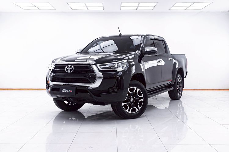 รถ Toyota Hilux Revo Double Cab 2.4 Mid Prerunner สี ดำ
