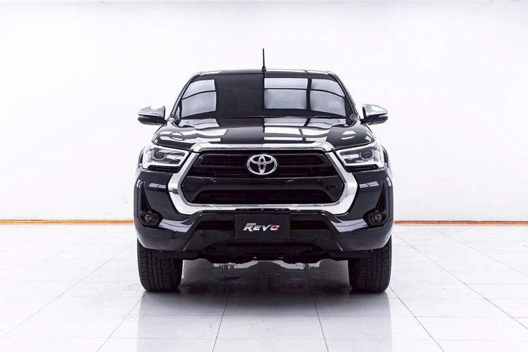 Toyota Hilux Revo 2022 Double Cab 2.4 Mid Prerunner Pickup ดีเซล ไม่ติดแก๊ส เกียร์ธรรมดา ดำ รูปที่ 4