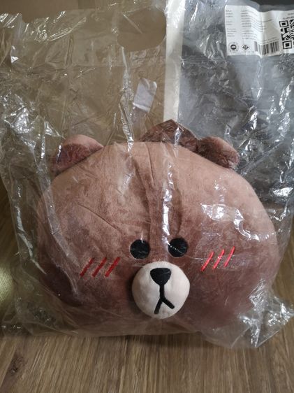หมอนผ้าห่มอุ่นไอรัก (Brown) หมอนผ้าห่มหมีบราวน์ 7-11 รูปที่ 2
