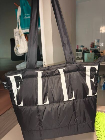 อื่นๆ ไนล่อน หญิง ดำ กระเป๋า Elle แท้