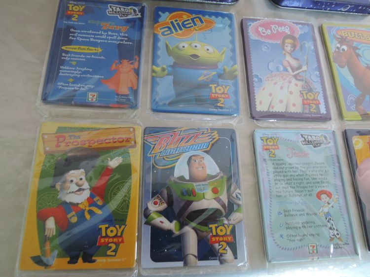 การ์ดเหล็ก TOY STORY 2 1999 7-11 TARO MILLENNIUM FILM รูปที่ 3
