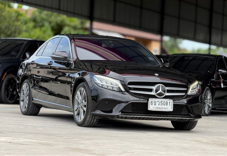 Mercedes-Benz C-Class 2019 C300 Sedan ปลั๊กอินไฮบริด (PHEV) ไม่ติดแก๊ส เกียร์อัตโนมัติ ดำ