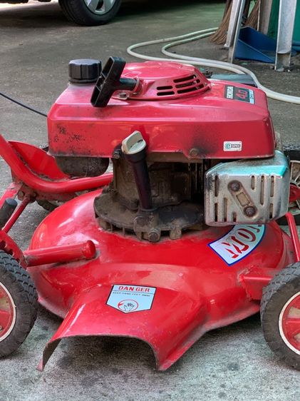 รถตัดหญ้า เข็น 4 ล้อ เครื่อง HONDA 4.0 ohv MADE IN JAPAN หญ้าพ่นออกข้าง รูปที่ 10