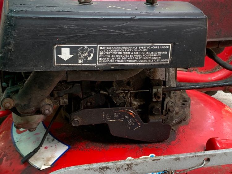 รถตัดหญ้า เข็น 4 ล้อ เครื่อง HONDA 4.0 ohv MADE IN JAPAN หญ้าพ่นออกข้าง รูปที่ 3