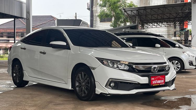 Honda Civic 2019 1.8 EL i-VTEC Sedan เบนซิน ไม่ติดแก๊ส เกียร์อัตโนมัติ ขาว รูปที่ 3