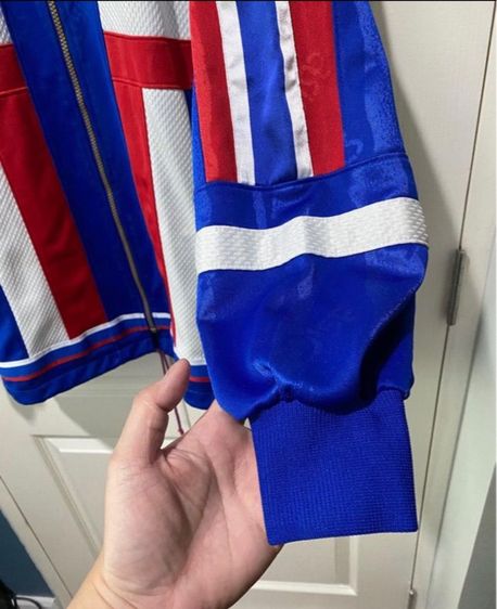 เสื้อวอร์มสีน้าเงิน แบรนด์ Asic รูปที่ 4