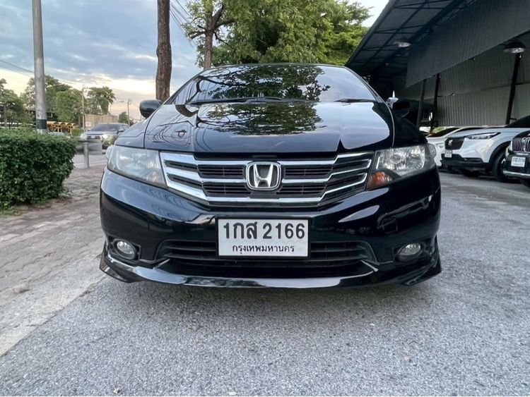 Honda City 2013 1.5 S Sedan เบนซิน ไม่ติดแก๊ส เกียร์อัตโนมัติ ดำ รูปที่ 2