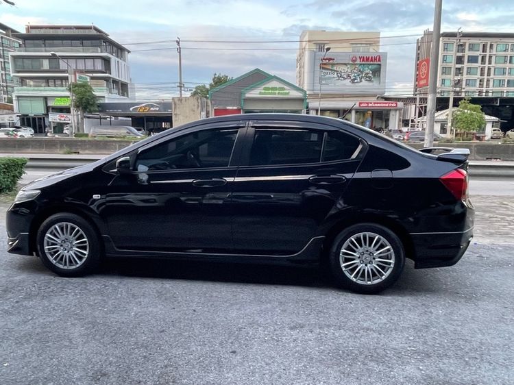 Honda City 2013 1.5 S Sedan เบนซิน ไม่ติดแก๊ส เกียร์อัตโนมัติ ดำ รูปที่ 4