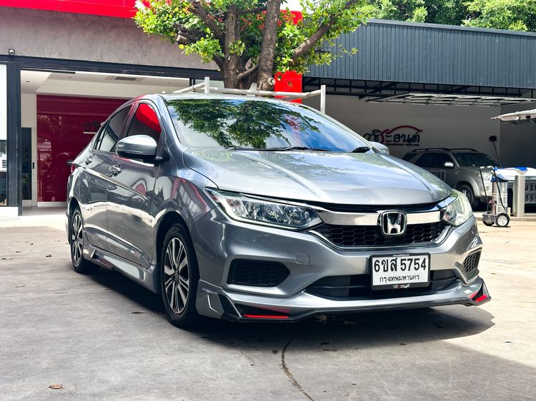 Honda City 2017 1.5 V i-VTEC Sedan เบนซิน เกียร์อัตโนมัติ เทา รูปที่ 3