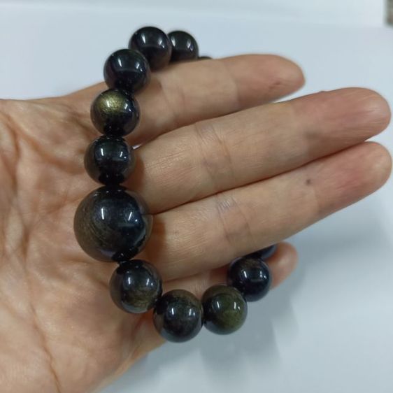 สร้อยข้อมือหินออบซิเดี้ยน หินสวย รูปที่ 7