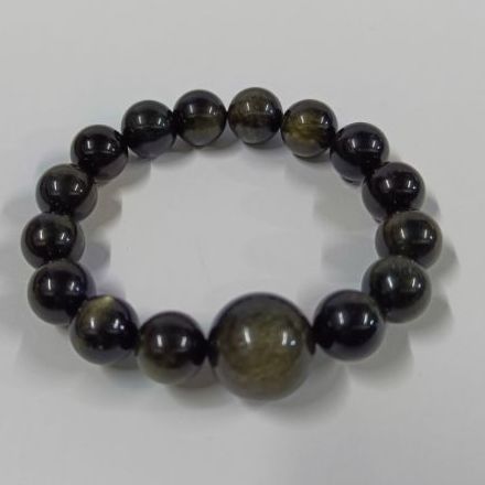 สร้อยข้อมือหินออบซิเดี้ยน หินสวย รูปที่ 5