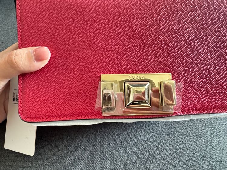  FURLA Mimi Mini – Red Leather Handbag รูปที่ 3