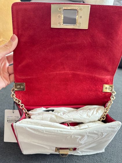  FURLA Mimi Mini – Red Leather Handbag รูปที่ 9