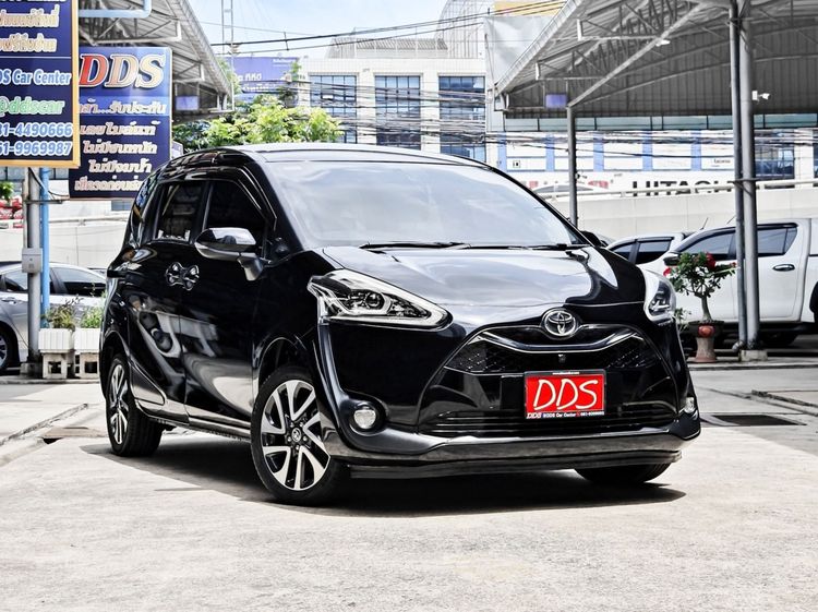 Toyota Sienta 2020 1.5 V Utility-car เบนซิน เกียร์ธรรมดา ดำ รูปที่ 4