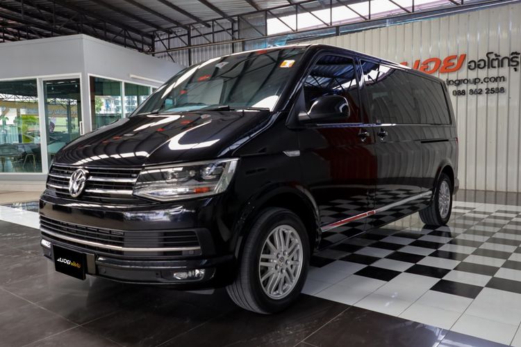Volkswagen Caravelle 2019 2.0 TDi Utility-car ดีเซล ไม่ติดแก๊ส เกียร์อัตโนมัติ ดำ
