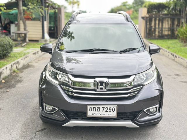 Honda BR-V 2019 1.5 SV Utility-car เบนซิน ไม่ติดแก๊ส เกียร์อัตโนมัติ เทา รูปที่ 2