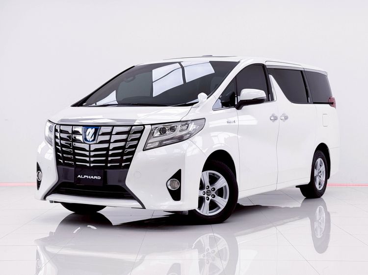 รถ Toyota Alphard 2.5 Hybrid X E-Four 4WD สี ขาว