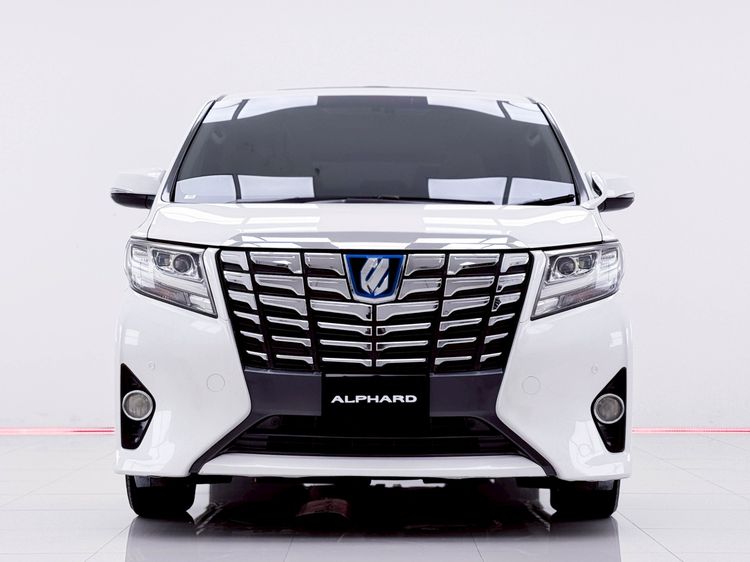Toyota Alphard 2017 2.5 Hybrid X E-Four 4WD Utility-car ไฮบริด ไม่ติดแก๊ส เกียร์อัตโนมัติ ขาว รูปที่ 3