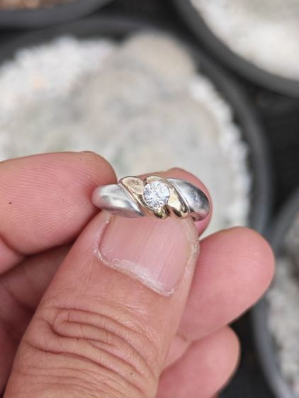 แหวนเงินแท้ ชุปทองสองกษัตริย์ ไซส์ 47 งานสวยๆราคาเบาๆครับ รูปที่ 3