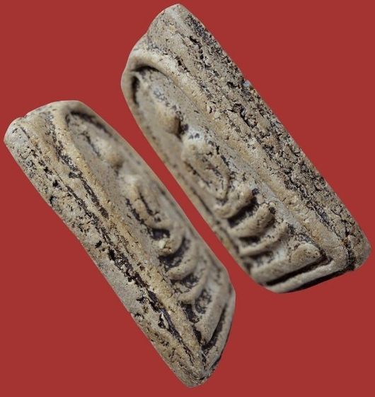 องค์ครู-ให้เช่าบูชา สมบัติบ้าน พระเบญจภาคี พระสมเด็จวัดระฆัง พิมพ์เจดีย์เอียง เนื้อเก่า รักรา รูปที่ 12