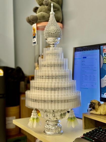 พานพุ่มใส่เงินกฐิน รูปที่ 7