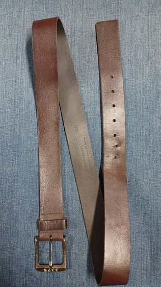 เข็มขัดหนังแท้ JACK JONES
ไซส์ XXL เอว 40 ถึง 46 
กว้าง 1.4 ยาวรวมหัว 52
หนังสวยนิ่ม มีรอยตามใช้
เอวเล็กเจาะเพิ่มได้ รูปที่ 5