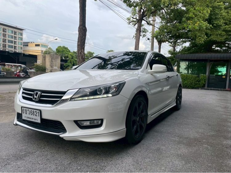 Honda Accord 2013 2.0 EL i-VTEC Sedan เบนซิน ไม่ติดแก๊ส เกียร์อัตโนมัติ ขาว รูปที่ 3