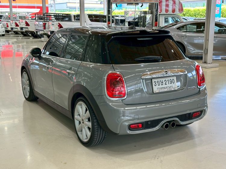 Mini COOPER 5 DOOR HATCH 2015 2.0 S Sedan เบนซิน ไม่ติดแก๊ส เกียร์อัตโนมัติ เทา รูปที่ 4