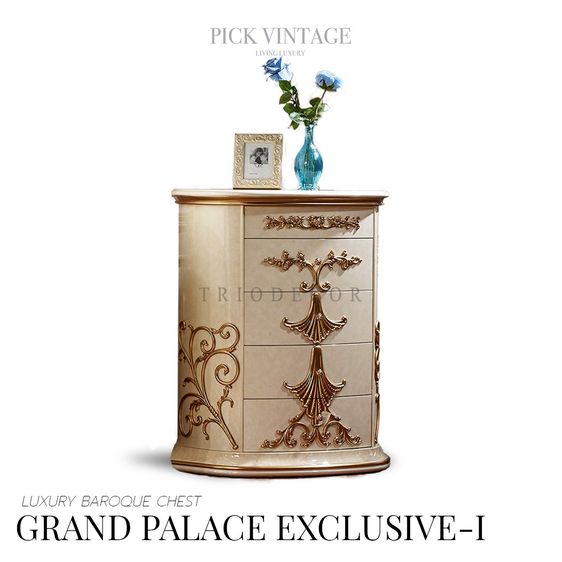 ไม้ GRAND PALACE EXCLUSIVE-I LUXURY BAROQUE CHEST ตู้ลิ้นชักหลุยส์ PREMIUM SERIES รุ่น แกรนด์พาเลซ เอ็กคลูซีฟ 1