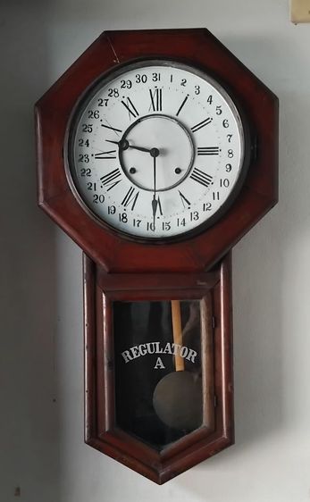 ขายเหมา 4 ตัว นาฬิกาแปดเหลี่ยมโบราณ ANSONIA จากอเมริกา รูปที่ 2