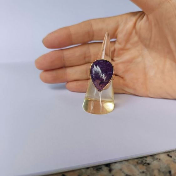 อื่นๆ แหวนอเมทิส ตัวเรือนเงินแท้