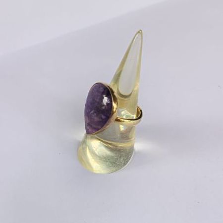 แหวนอเมทิส ตัวเรือนเงินแท้ รูปที่ 7