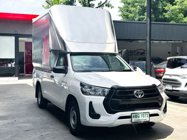 Toyota Hilux Revo 2021 2.4 Entry Pickup ดีเซล เกียร์ธรรมดา ขาว รูปที่ 3