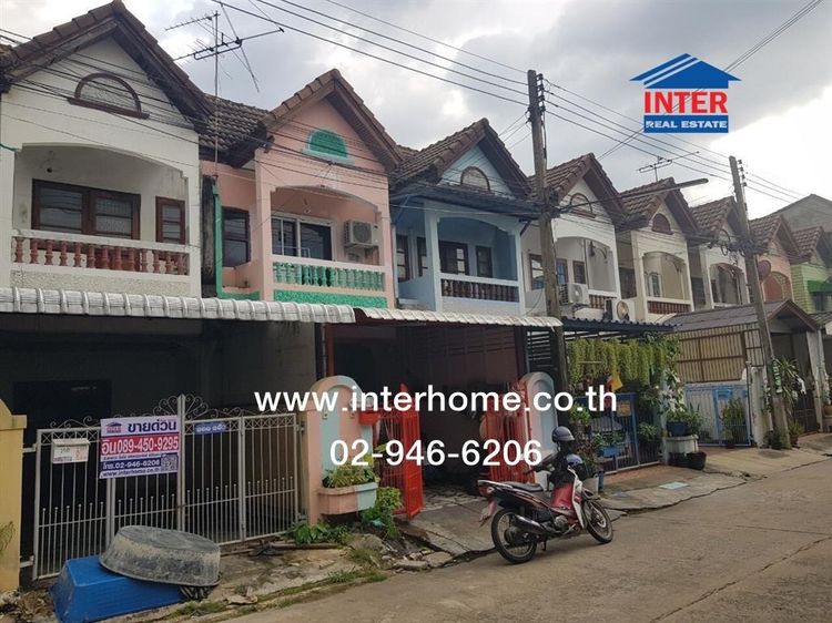 ทาวน์เฮ้าส์ 2 ชั้น 16 ตร.ว. หมู่บ้านกฤติยา ซอย2 หน้าปากซอยมี7-11 ถนนหมายเลข307 (นนทบุรี4) ถนนหมายเลข345 เชียงราก ปทุมธานี