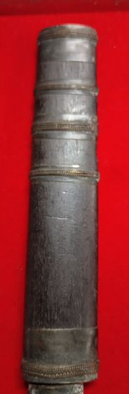 มีดหมอหลวงพ่อเดิม ขนาด9.7นิ้ว ลายกนกโบราณหัวทือ ปี2482 รูปที่ 7