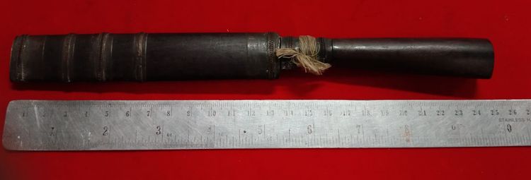 มีดหมอหลวงพ่อเดิม ขนาด9.7นิ้ว ลายกนกโบราณหัวทือ ปี2482