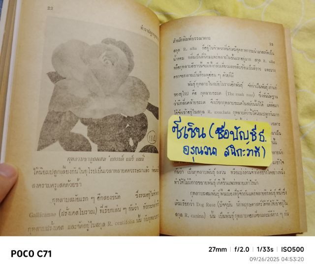 ขายหนังสือเก่า "ตำรากุหลาบ  ฉบับสมบูรณ์ " 
➡️ฉบับตีพิมพ์ครั้งแรก 
➡️150.- รวมส่ง รูปที่ 8