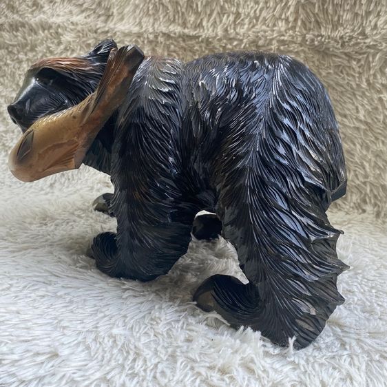 ไม้แกะหมีคาบปลาแซลม่อน รูปที่ 15