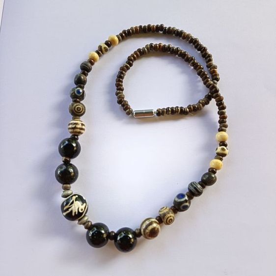 สร้อยลูกปัดโบราณหิน งานทำมือ รูปที่ 8