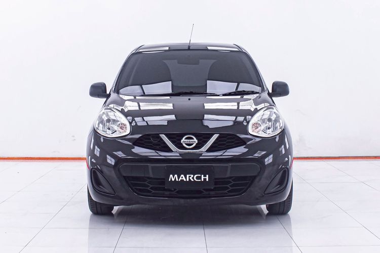 Nissan March 2018 1.2 S Sedan เบนซิน ไม่ติดแก๊ส เกียร์ธรรมดา ดำ รูปที่ 4