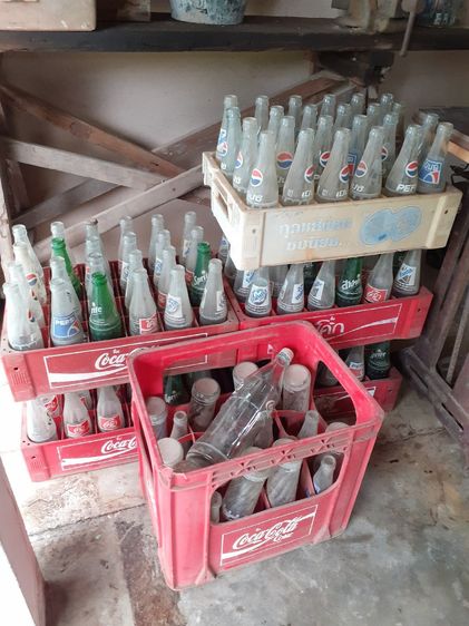 ลังน้ำอัดลมขวดแก้ว ของเก่า ของสะสม รูปที่ 2