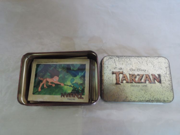 การ์ดเหล็ก Trazan 1999 Walt Disney Metal Cards พร้อมกล่องเหล็ก รูปที่ 4