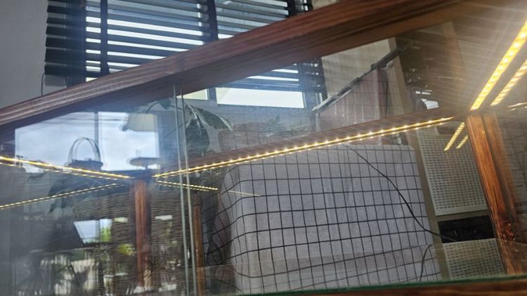 ตู้โชว์อาหารไม้สัก 3 ชั้น รูปที่ 4