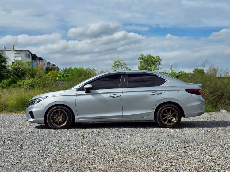 Honda City 2020 1.0 V Sedan เบนซิน ไม่ติดแก๊ส เกียร์อัตโนมัติ บรอนซ์เงิน รูปที่ 3