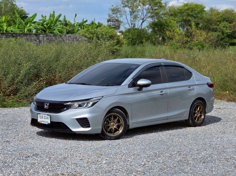 Honda City 2020 1.0 V Sedan เบนซิน ไม่ติดแก๊ส เกียร์อัตโนมัติ บรอนซ์เงิน